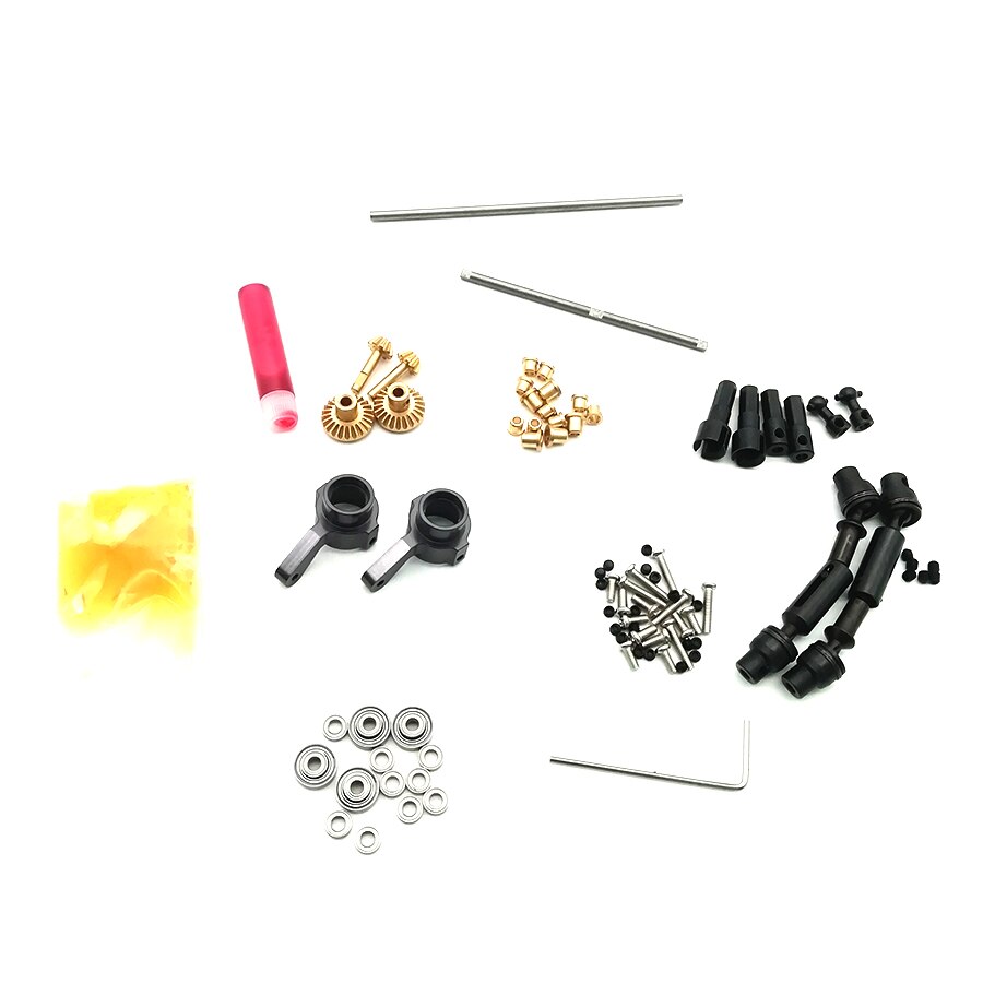 OP Kit de piezas de repuesto de Metal para coche RC 1/16 WPL B14 B24 B26 C14 C24