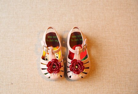 Mini Sed Schuhe Sommer mädchen Sandalen Prinz blumen gelee schuhe Für Mädchen schuhe größe EU19-27 Mini sed schuhe: 13