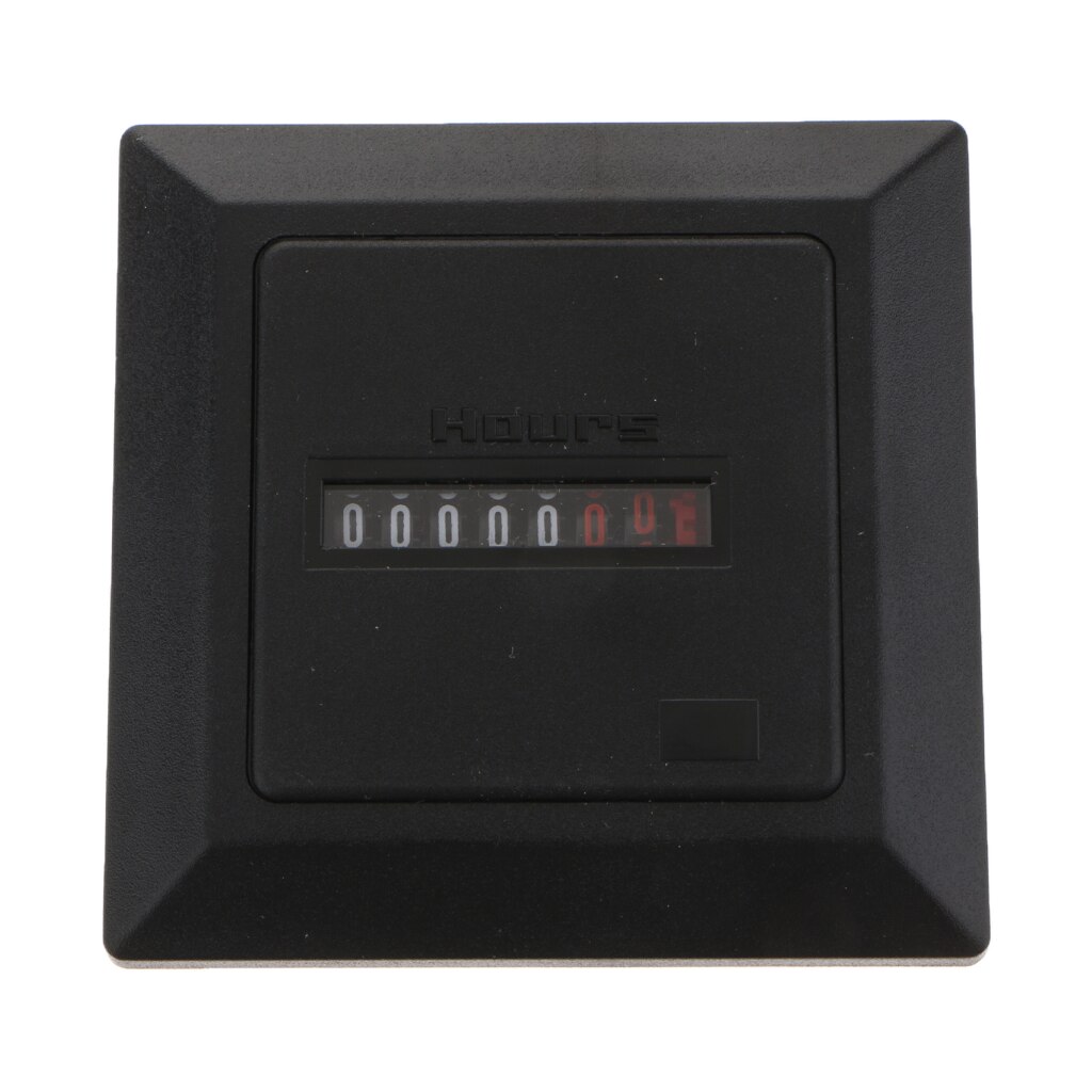 Timer Square Time Operating hours counter Digital 0-99999.9 Hour Meter Hourmeter Gauge AC220-240V