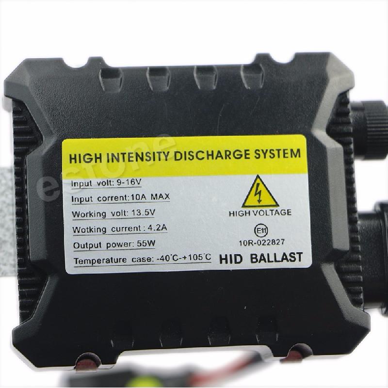 Kit de conversión de xenón de balasto ligero Universal, 55W, Digital, Delgado, HID, 55W, H1, H3, H4, H7, H8, H9, H10, H11, H13, 9005, 9006, 2 uds.