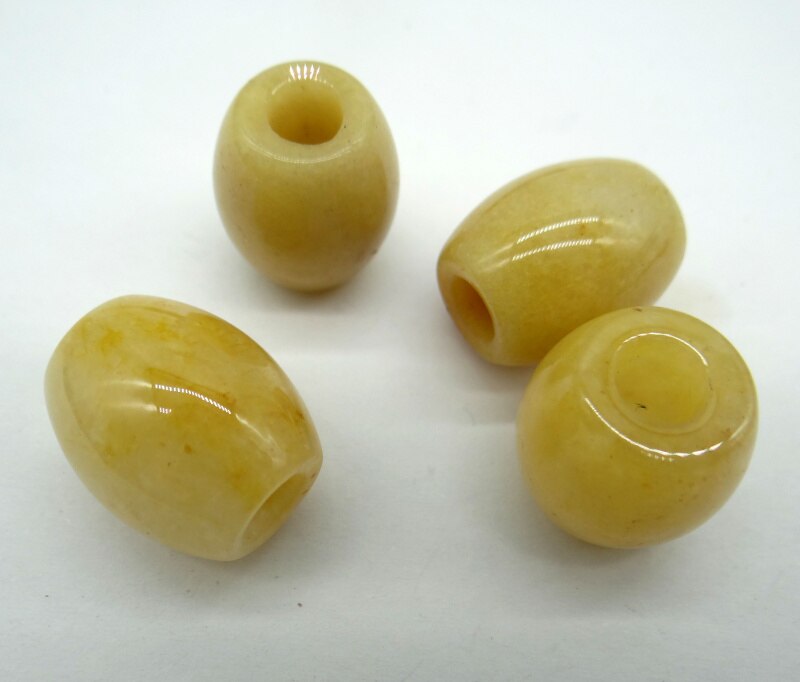 16*18mm Natürliche Stein Quarz kristall Opal Unakite große loch perle anhänger Für diy Schmuck machen halskette Armband zubehör 1PC: NO.5