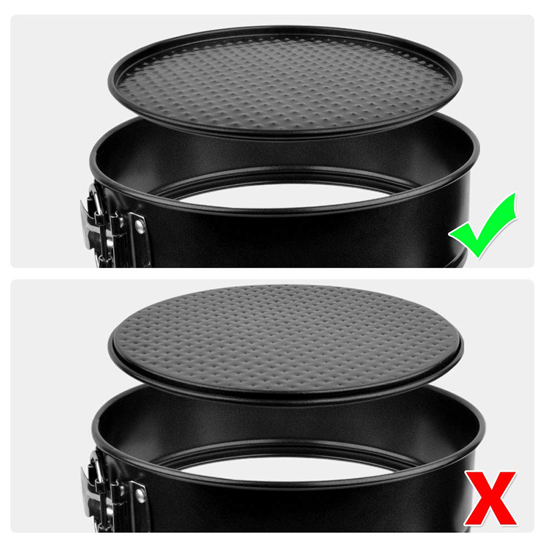 Springform Cheesecake Pan with Removable Bottom, Premium Leakproof Nonstick Cake Bakeware Pan, 4/7/9/10 inch