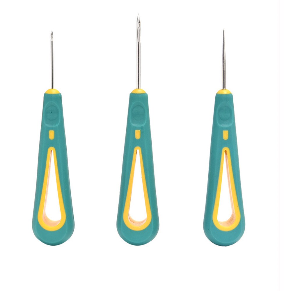 Punzón de costura de Cuero para reparación de zapatos, cosido a mano, agujas de hilo, tela artesanal de Cuero, hecho a mano, accesorios