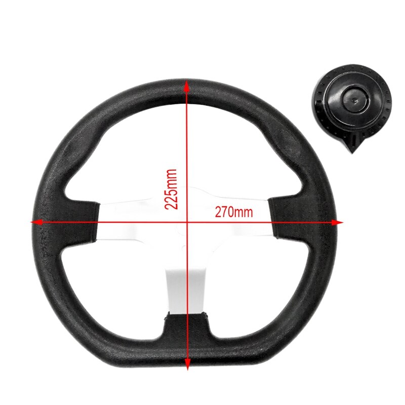 270mm maastokartan ohjauspyörä sähköautoon maastoskootterin karting tasapainoautoon
