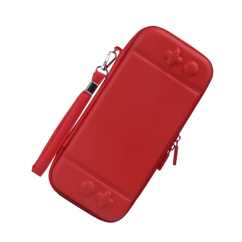 Protective Bag for Nintendo Switch Storage Bag for Nintendo Switch Console Case Cute Travel Game Accessories: Passion red