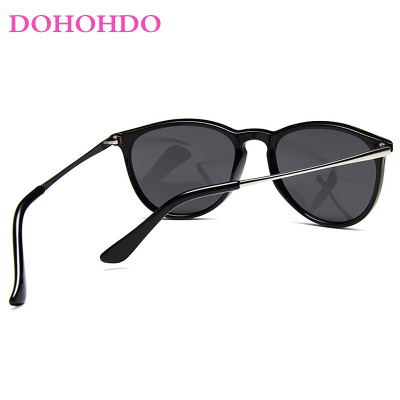 Dohohdo Vintage Retro Spiegel Zonnebril Vrouwen Cat Eye Zonnebril Luipaard Bescherming Mirrored Zonnebril Dames