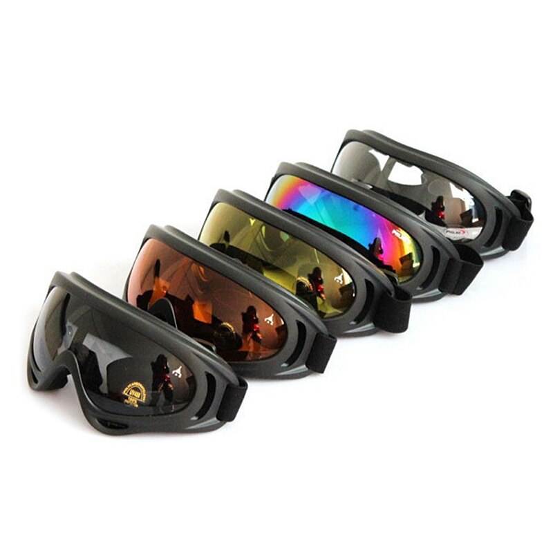 1 stk 5 farver uv -beskyttelse vindtætte beskyttelsesbriller motorcykel cykling snavs cykel atv briller briller