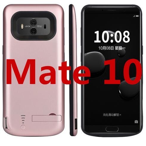 6000 Mah Für Huawei Mate 10 10 Pro Batterie Fall Backup Batterie Fall Abdeckung Power Fall Für Huawei Mate 10 pro Batterie fall: mate 10 Rose gold