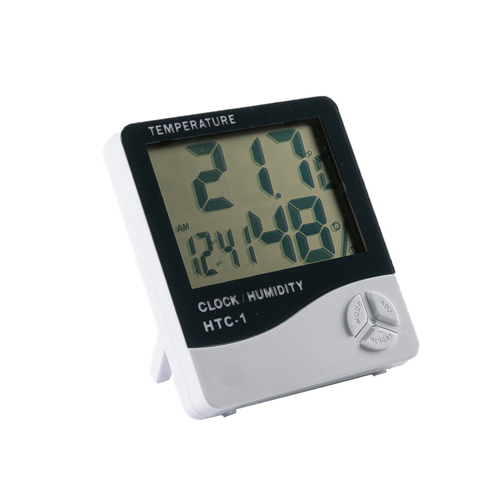 Wewnętrzny pokój cyfrowy termometr HTC-1 higrometr z wyświetlaczem LCD miernik temperatury i wilgotności: Default Title