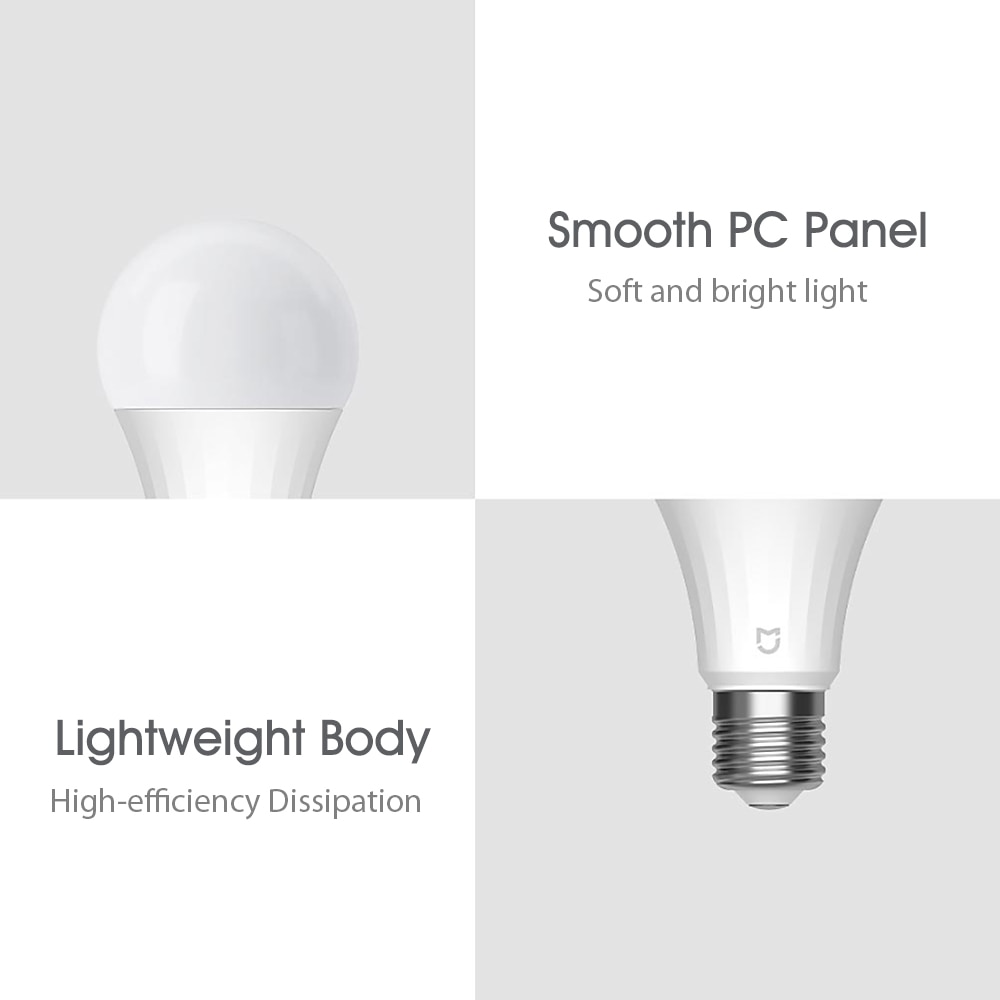 Xiaomi Mijia LED Bulb Bluetooth MESH Version E27 LED Light Blub 5W 2700- 6500K Adjustable Brightness