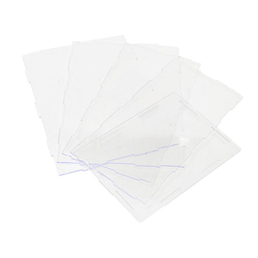 Clear Acrylic Display Case Dustproof Model Figures Protection Box 36x16x16cm