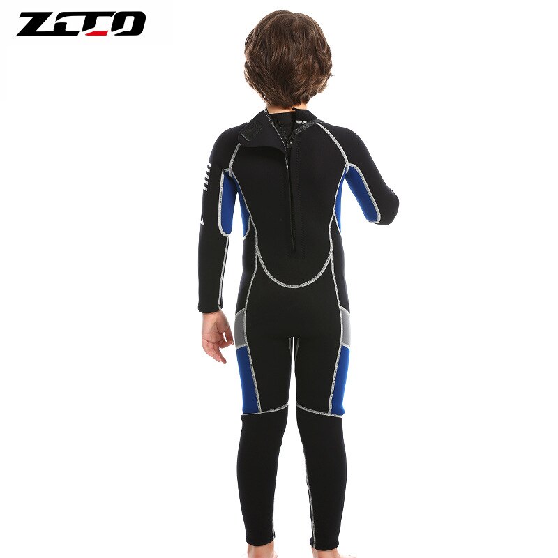 3MM Neoprene Boys Thermal Wetsuits Full-body Children Anti-UV Keep Warm Diving Suits Surf Swimwear Suit for kids