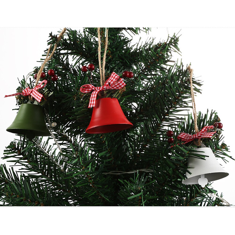Christmas ornaments Bell Hanging Pendant Jingle Bell Painted Bells Christmas Tree Hanging Bell Decoration Home Decor Kids
