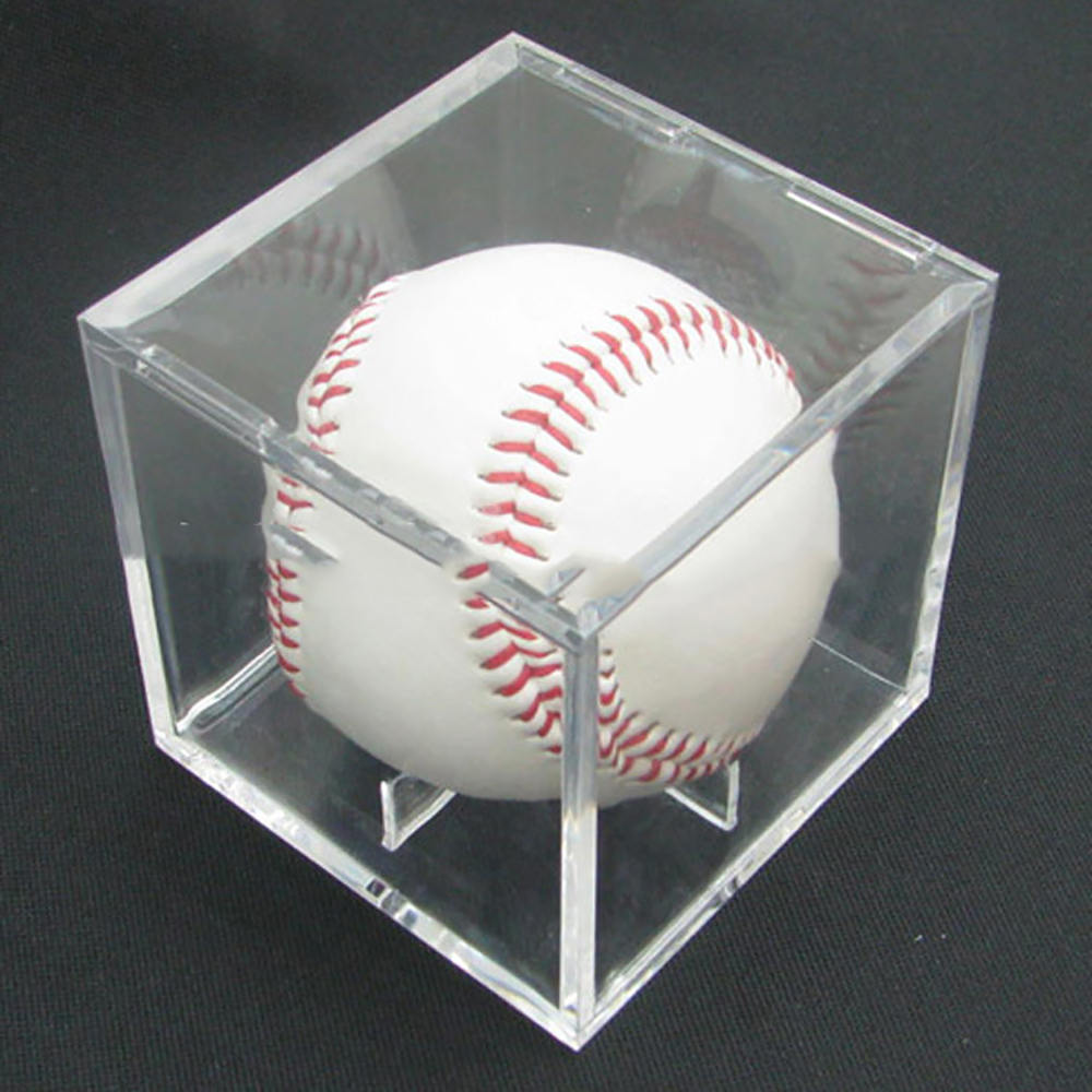 Golf Tennis Ball Transparent Case Acrylic 80mm Baseball Box Display for Souvenir Storage Box Holder UV Protection Dustproof