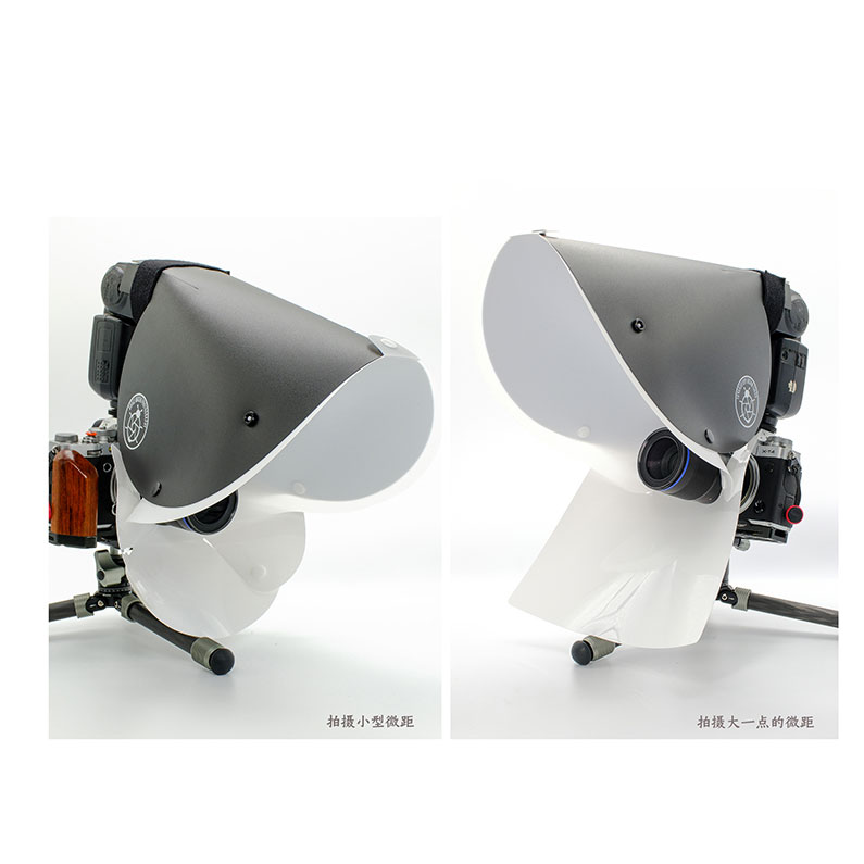 Universal--Blitzdiffusor Softbox Blitzgerät Reflektor Snoot Kamera Zubehör für Makroobjektiv Aufnahme Kamera Blitzlicht GUAGE