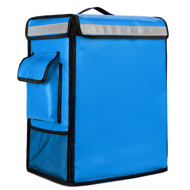 Insulated Pizza Backpack, Large 42L Food Backpack Reusable Thermal Bag Foldable Thermal Pack Lunch Warmer Bag