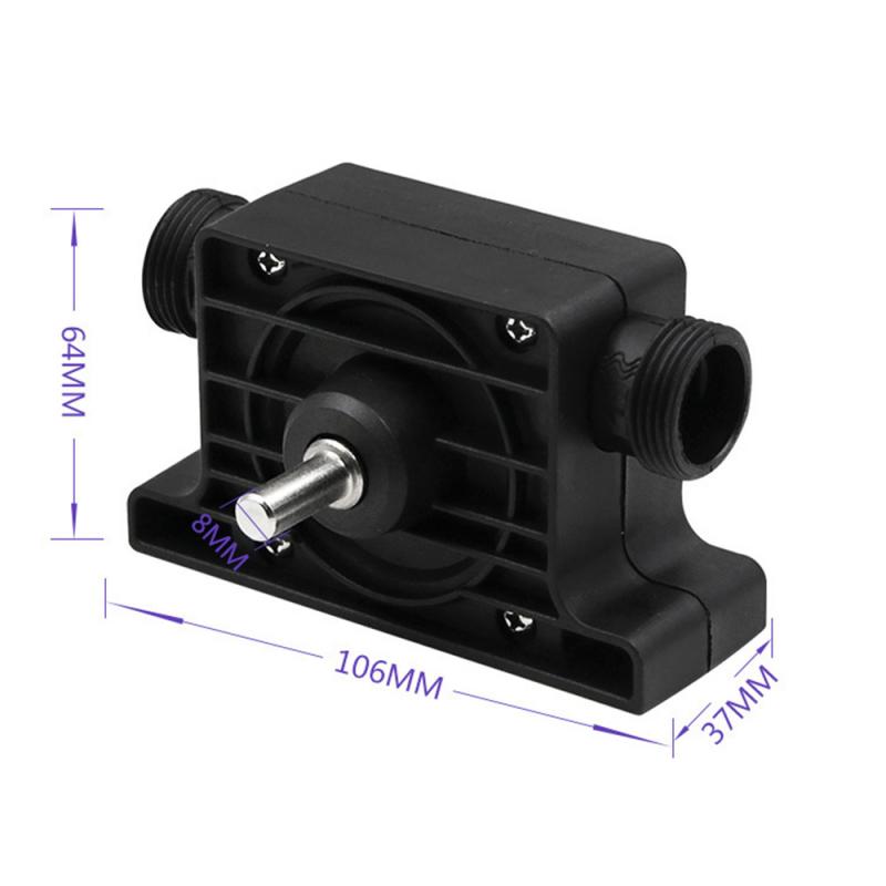 Portable Electric Drill Pump Diesel Oil Fluid Water Mini Hand Self-priming Transfer Pumps Home Improvement Plumbing