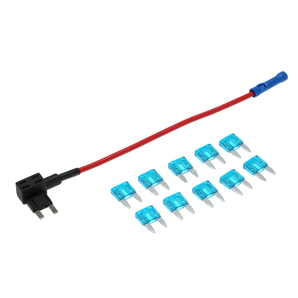 10Pcs 12V Car Add-a-circuit Fuse TAP Adapter Mini Blade Fuse Holder ATM APM Auto Accessories Car-styling
