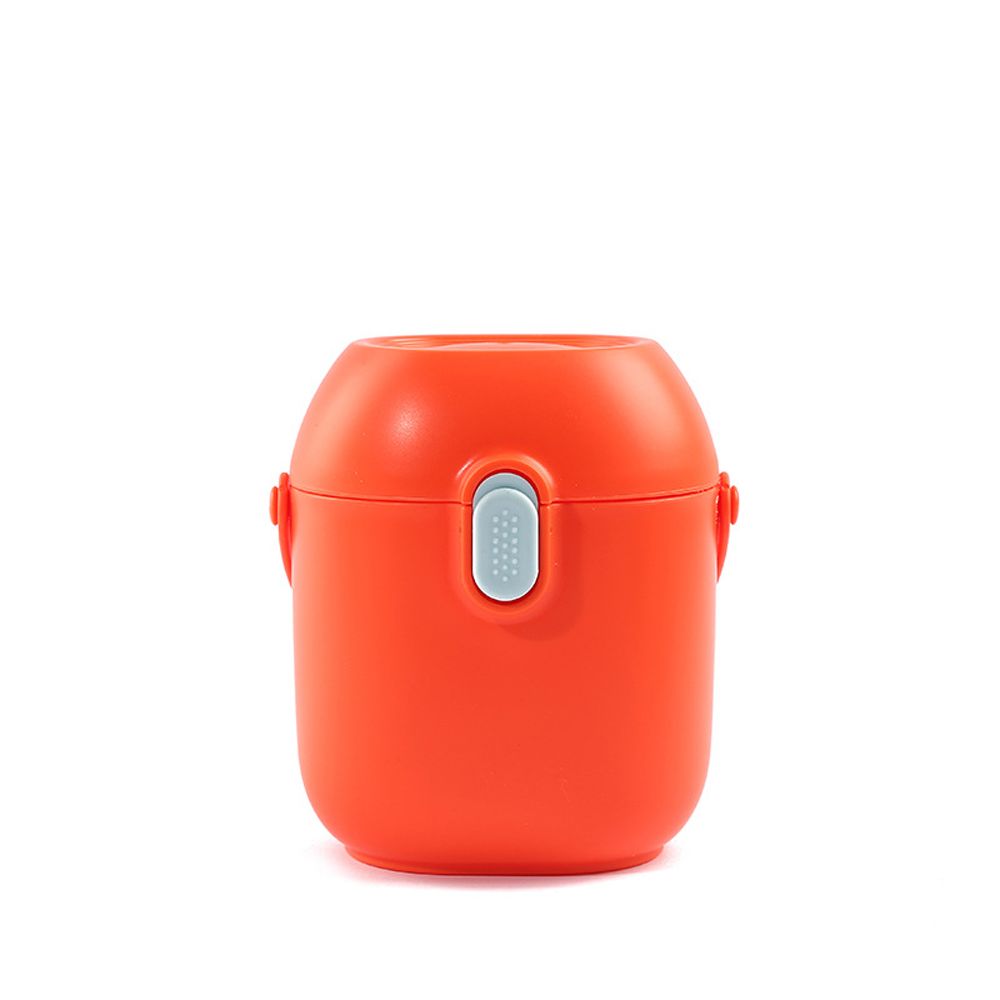 Portable Baby Milk Powder Container Baby Food Storage Box Infant Milk Powder Box Toddle Snacks Organizer: red
