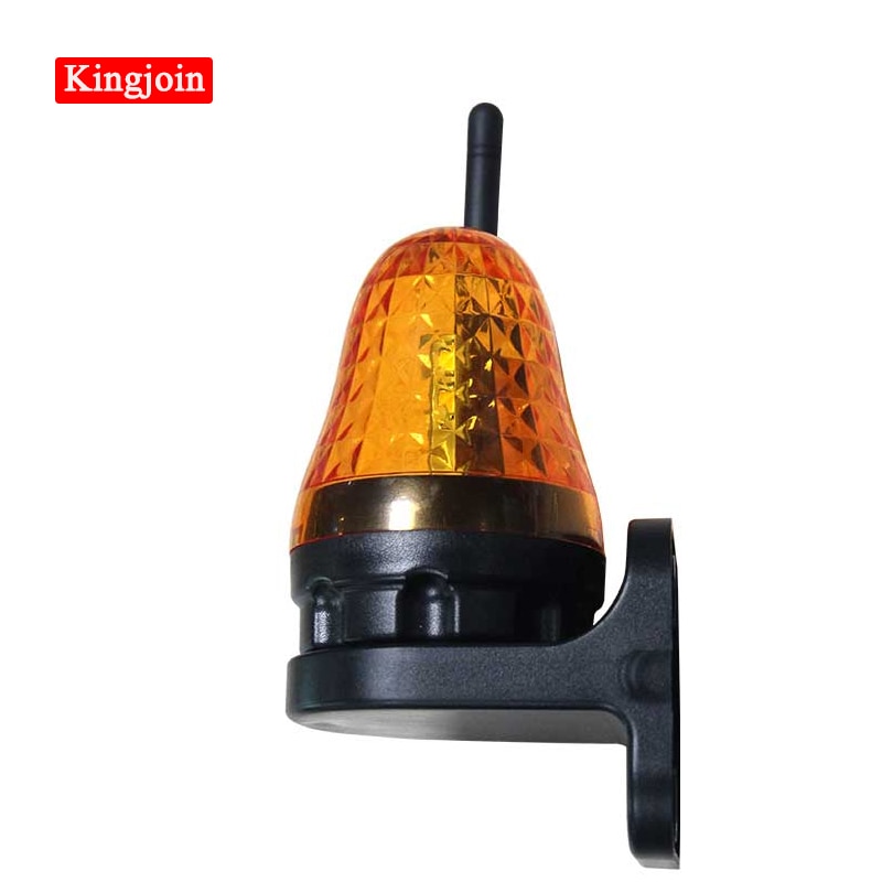Universal 12v 220v udendørs led signal alarm lys strobe blinkende nødadvarselslampe vægbeslag til automatisk portåbner