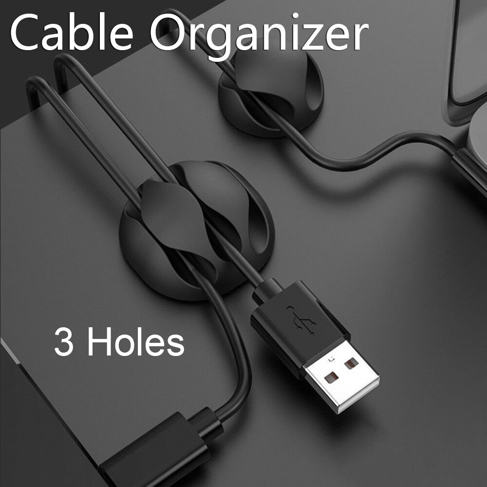 Leuke Telefoon Kabel Organizer Computer Netsnoer Houder Muis Draad Clips Siliconen Kabels Protector Datalijn Bureau Kabelmanagement