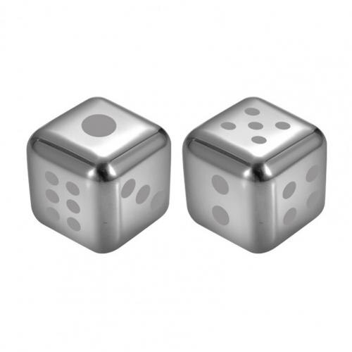 Ice Cubes Anti-defamation Reusable Stainless Steel Quick Cooling Whiskey Chilling Stones for Bar Metal Quick-frozen Ice Cubes: 1