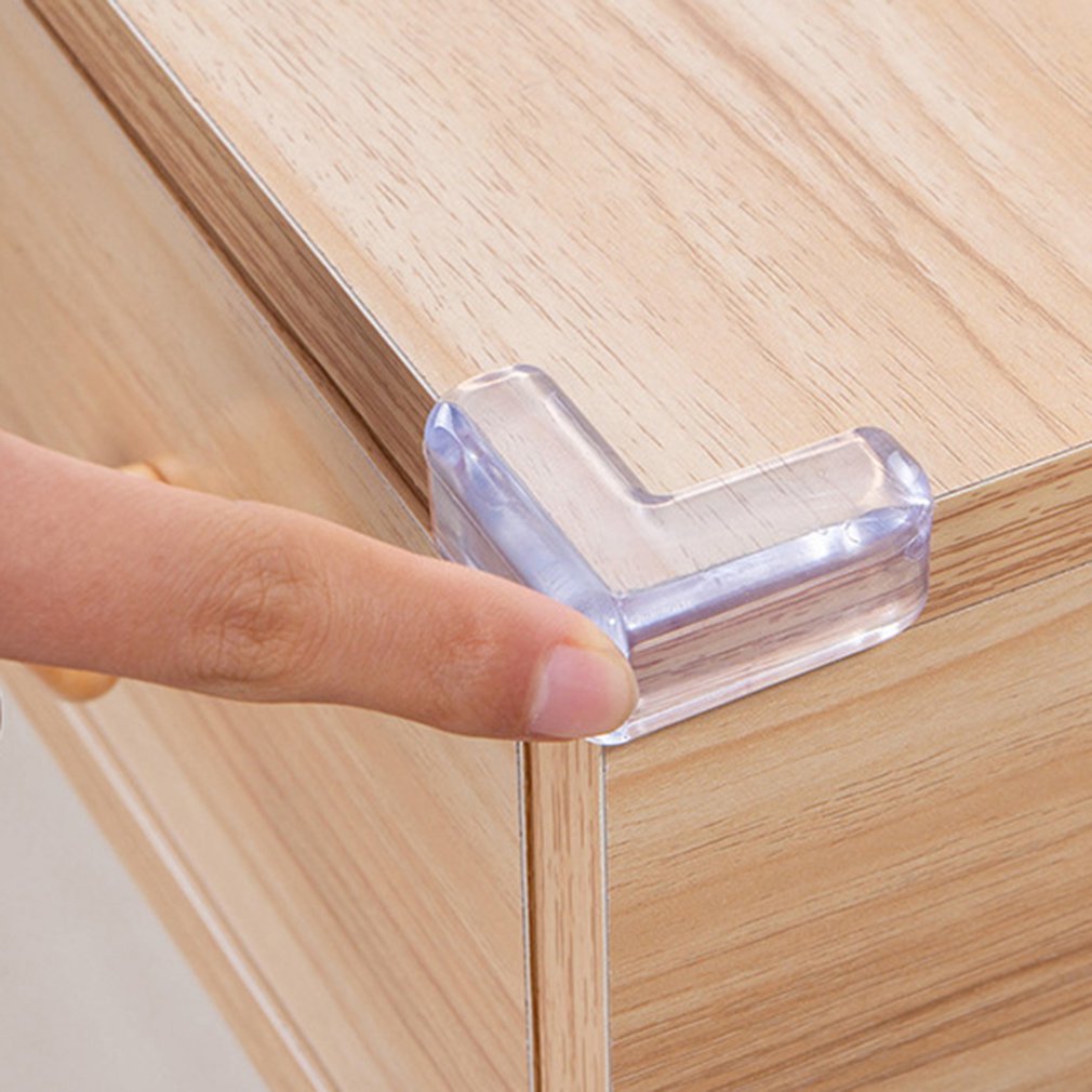 1Pcs Baby Veiligheid L Vorm Transparante Protector Cover Tafel Corner Guards Kinderen Bescherming Meubels Edge Corner Guards