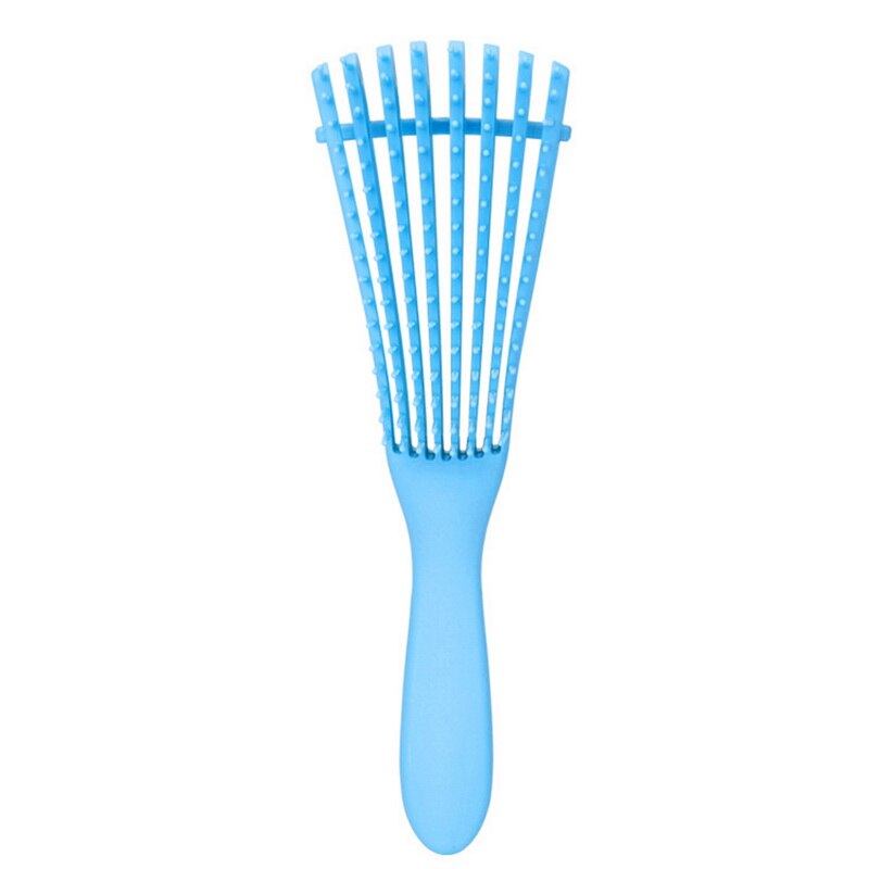 Cepillo desenredante para el cabello, masajeador del cuero cabelludo, peine de pulpo, cepillo desenredante para cabello rizado húmedo y seco, accesorios de peluquero, novedad: 7A