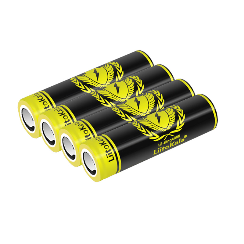 1pcs LiitoKala Lii-King4000 3.7V 18650 4000mAh batteryrechargeable Li-ion battery for Led flashlight batery