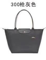 Lange griff große bestickte knödel tasche wasserdichte pendler tasche handtasche nylon leinwand tasche