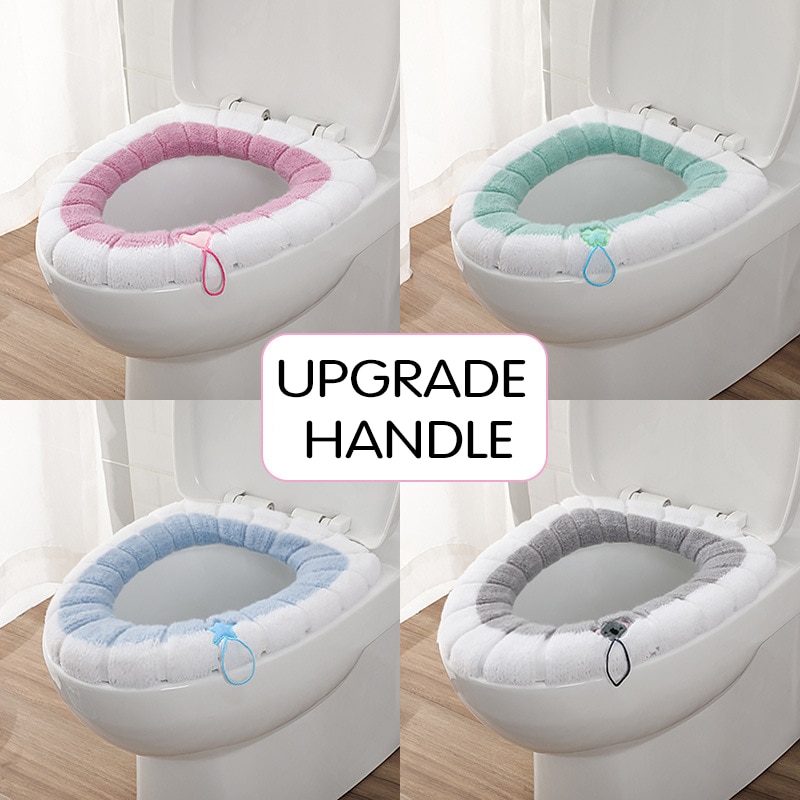 Zachte Toilet Seat Cover Comfortabele Universele Toilet Seat Cover Warm Herbruikbare Wc Mat Seat Case Wc Deksel Cover