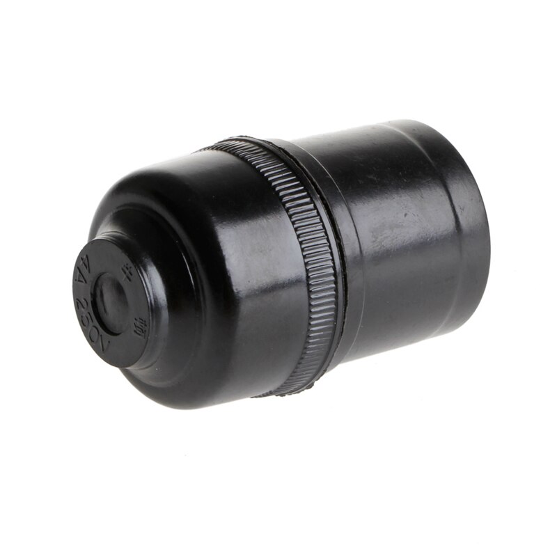 5pcs Black E27 Light Bulb Lamp Holder Base Pendant Screw Cap Socket 250V 4A 62KD