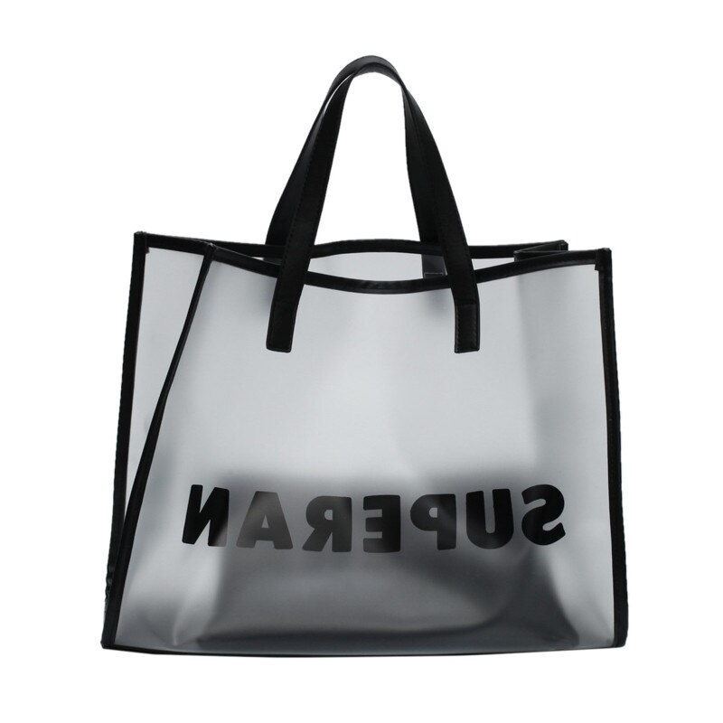 Avancé sens bagages fille océanique unique épaule tenue dans la main été Transparent petit frais bagages