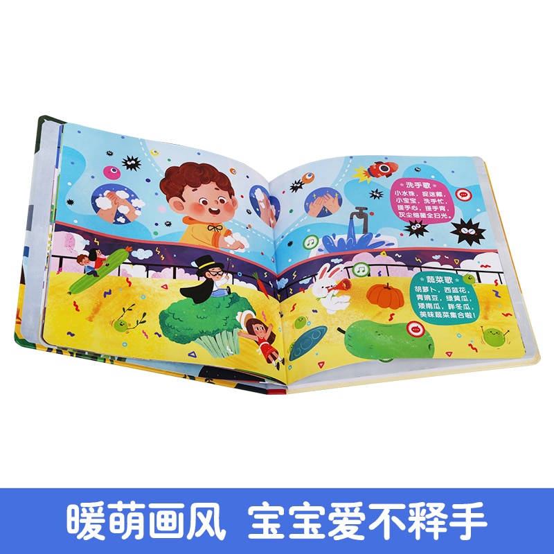 Let Us Sing The Three Character Song: A Sound Book for Early Toddler Books for Kids 1-2-3 Years