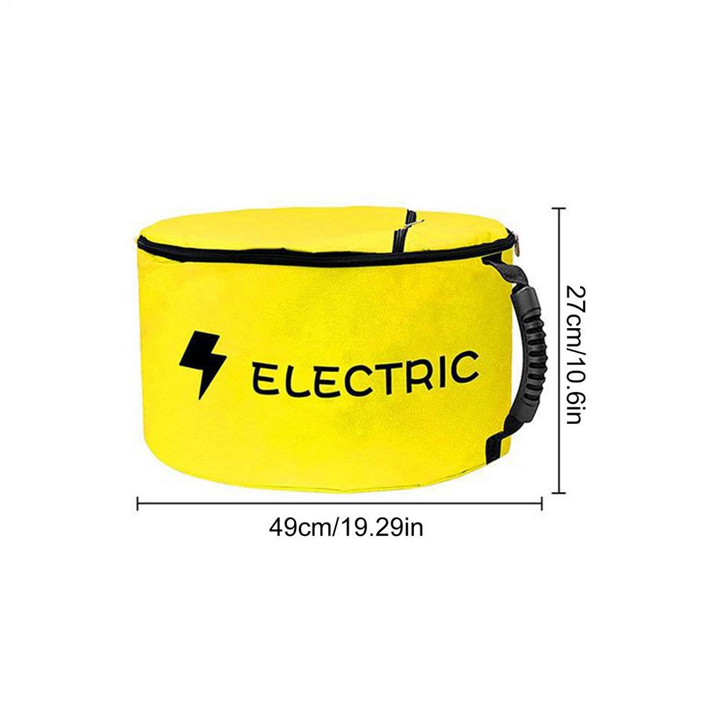 RV Sewer Hose Storage Bag With Double Zipper Foldable Rv Hose Storage Organizer RV Accessories For Waste Tools Camping: Yellow