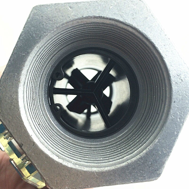 Digital Turbine Flow Meter petrol fuel gauge caudalimetro Flowmeter plomeria Pumping flow indicator sensor Counter DN40 G1.5