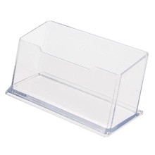 Acrylic Clear Desktop Business Card Holder Stand Display Dispenser Office Supplies Stationery Tools