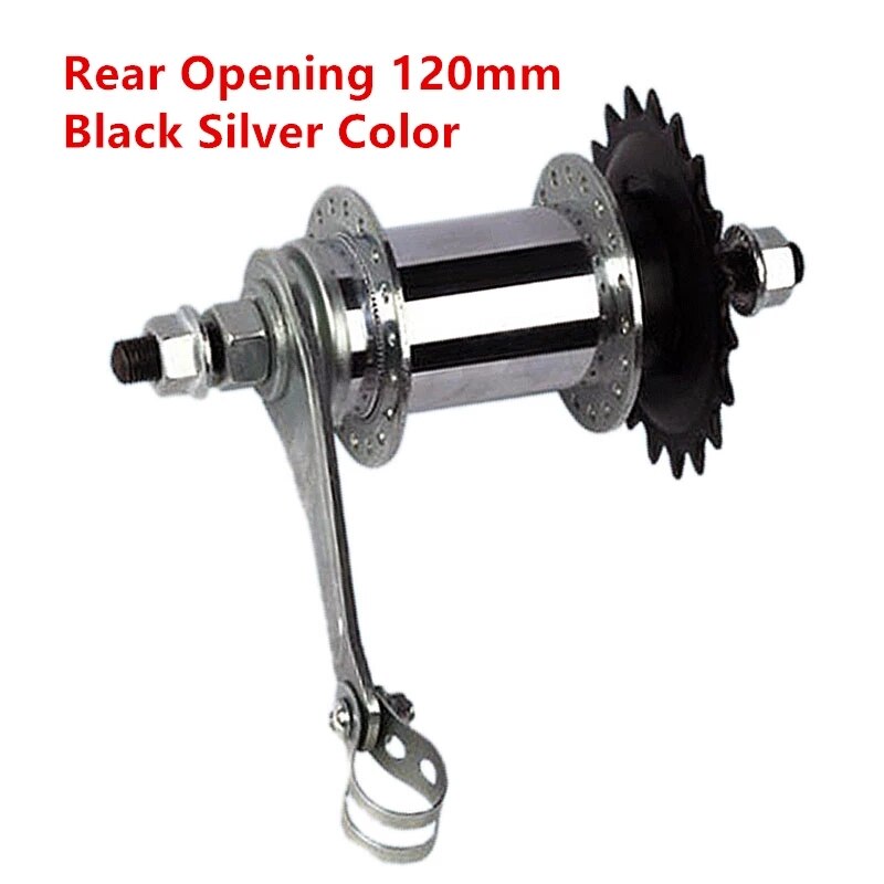 Bujes de freno inverso para bicicleta, Apertura trasera y delantera, eje de 100mm y 120mm, negro y plateado, 32 agujeros, piezas de rueda de llanta de bicicleta de una sola velocidad