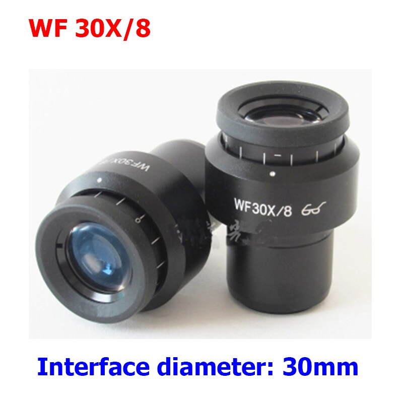 Mikroskop okular  wf5x wf10x wf15x wf16x wf20x wf25x mikroskop lins tillbehör vidvinkellins monokulära okular
