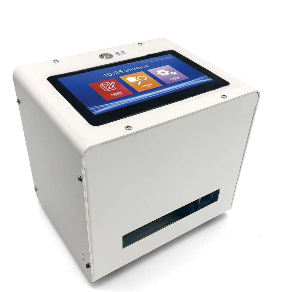 12.7mm QR Code,Expiry Date,Logo,Inkjet Label Inkjet Printer 7&#39;&#39; Color HD Touch Screen 600DPI Static Intelligent Automatic