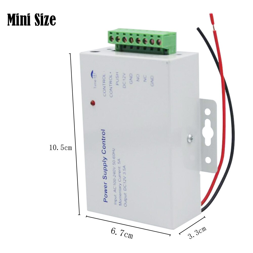 Passerkontroll strömförsörjning transformator dörrleverantör adapter täcksystem maskin  dc 12v 3.5a ac 100 ~ 240v