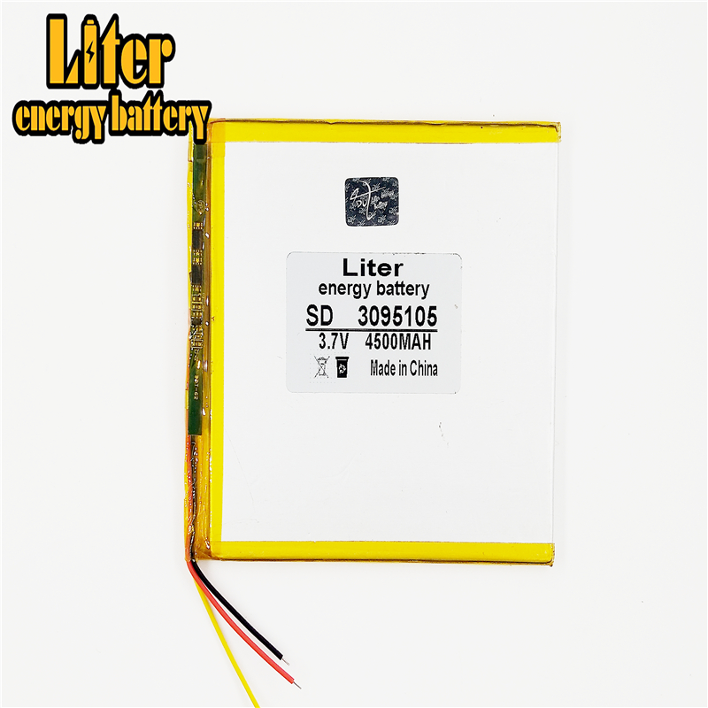 3 line Polymer lithium batteries 3.7V 4500mAh 3095... – Grandado
