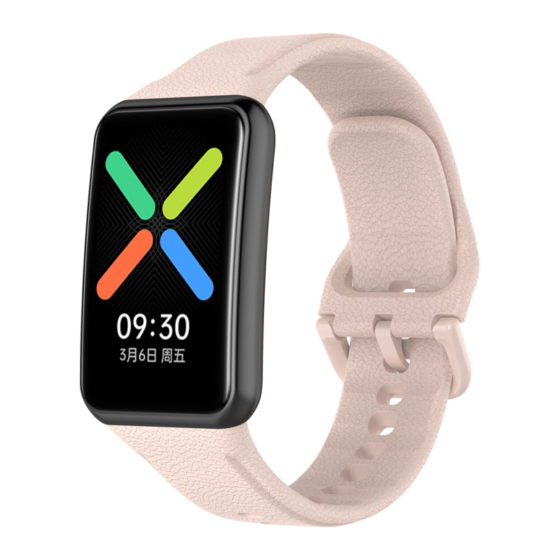 Siliconen sportband voor oppo watch, gratis vervangend smartwatch-horlogebandje, polsbandje, armband, correa: Wit zwart