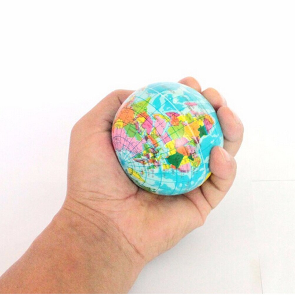 1pc børn geografi verdenskort baby stress hoppebold bold globus baby tidligt pædagogisk undervisningsværktøj legetøjsbold