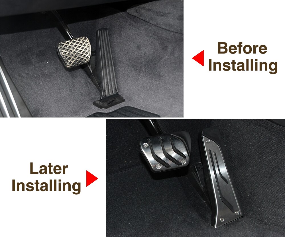 Rvs M Auto Gaspedaal Coche Voetpedaal Rest Plaat Voor Bmw X3 X4 X5 X6 M3 GT3 E93 E90 E46 E87 E92