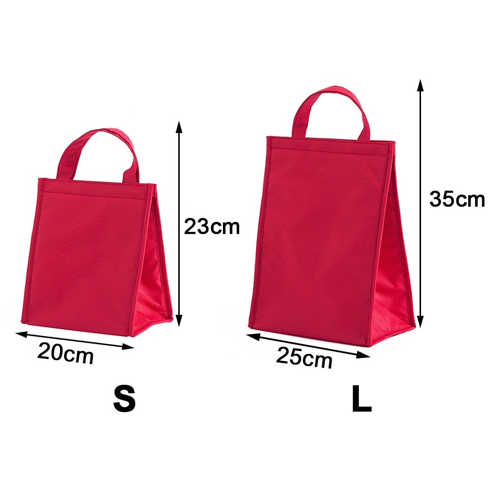 Simple style insulated lunch bag, insulated picnic aluminum foil waterproof lunch bag food preservation storage bag