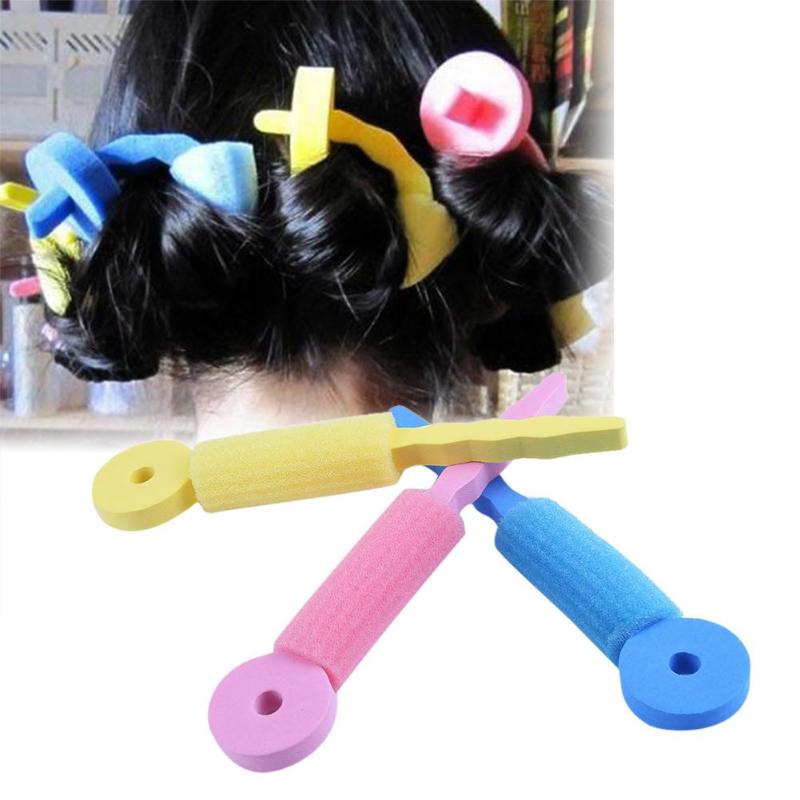 3 stks/set Haarverzorging Foam Rollers Magic Sponge Soft Hair Curler Hair Styling Haar Roll Rollers DIY Gereedschap voor Vrouwen