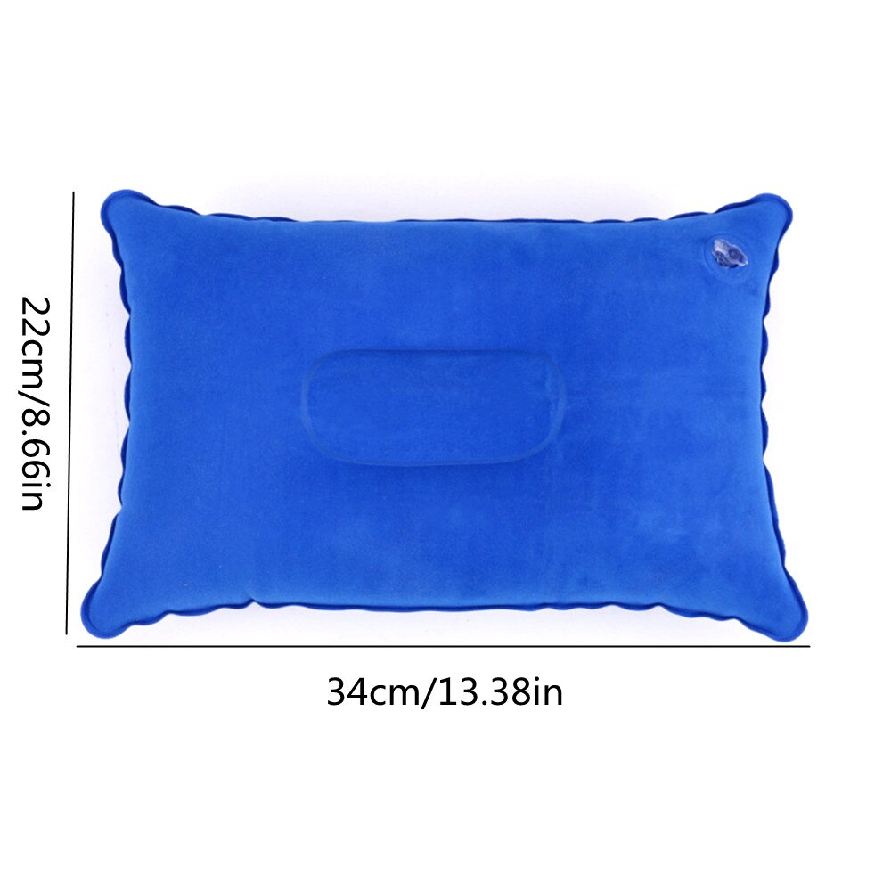 Portable Ultralight Inflatable PVC Nylon Air Pillows Camping Sleep Cushion Travel Hiking Beach Car Plane Head Rest Camp Gears