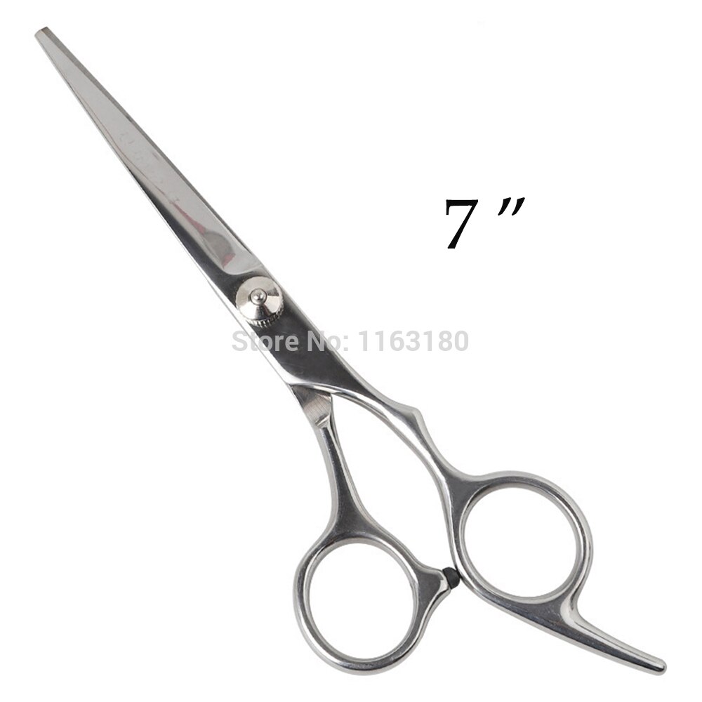 1set/lot Pet Cat Dog grooming cutting scissors Stainless Steel Groomer Shears Cutting Thinning Curved Scissors