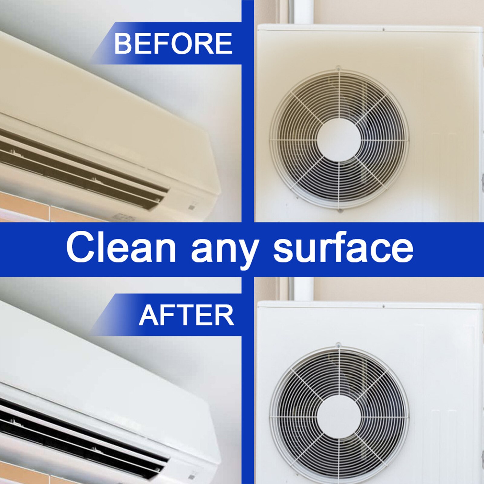 Air Conditioner Cleaner Efficient Air Freshener quickly and easily remove dirt, grease, oil Easy to Use non-toxic